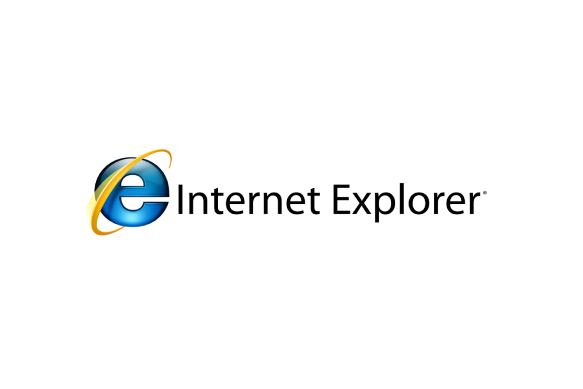 Ilustrasi logo internet explorer
